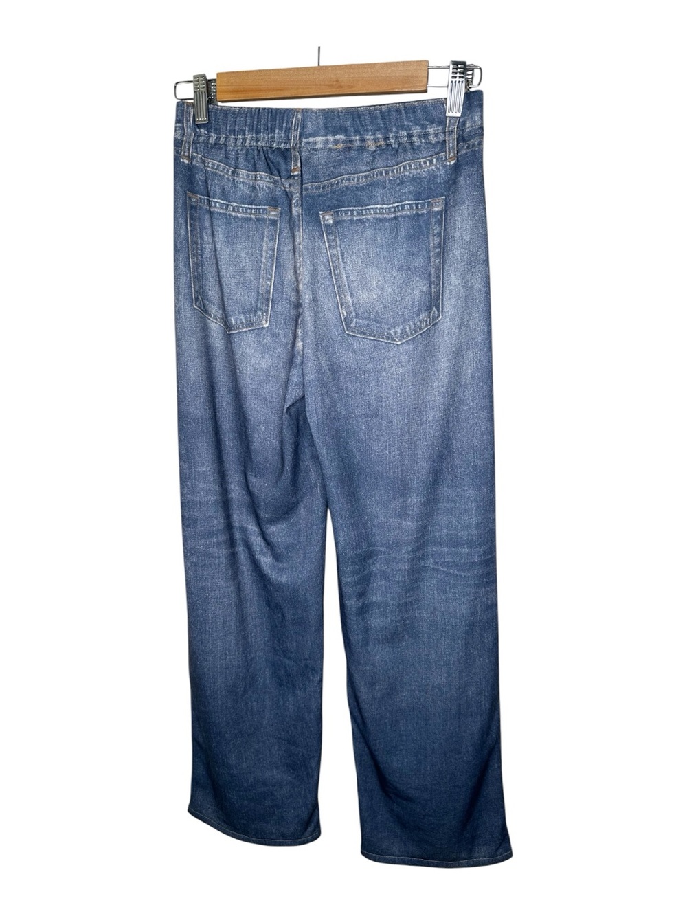 Mila Rosabella Sweatpant Jeans Size Small Dark Blue Straight Leg New - Picture 6 of 9